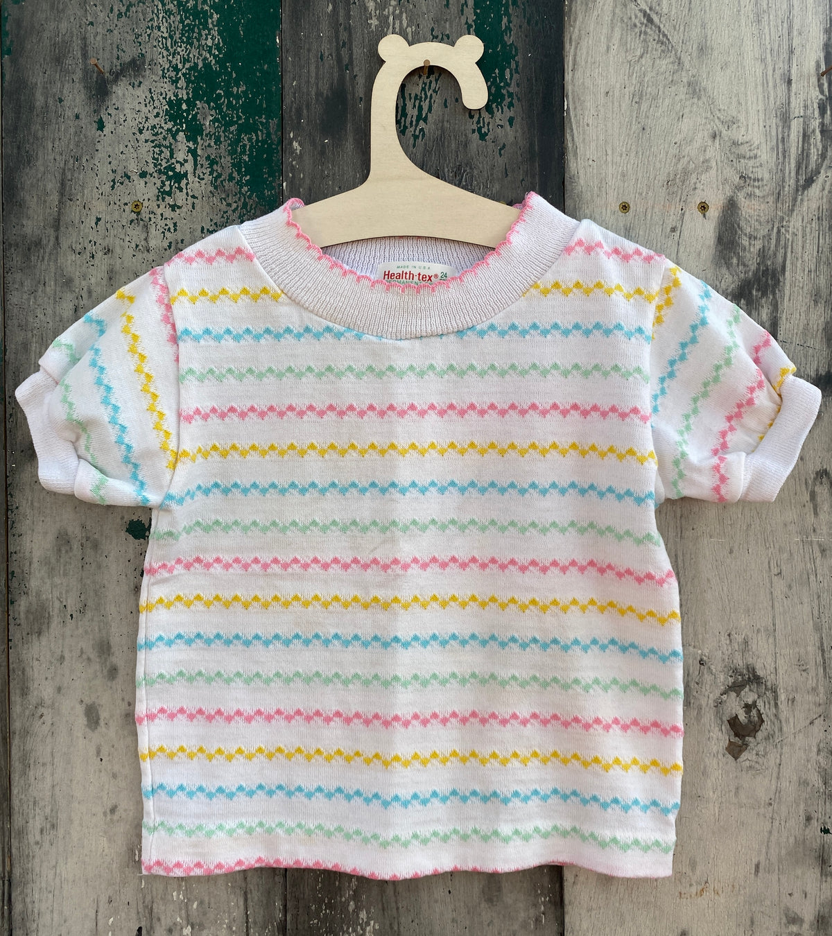 Zigzag Pastel Striped Shirt