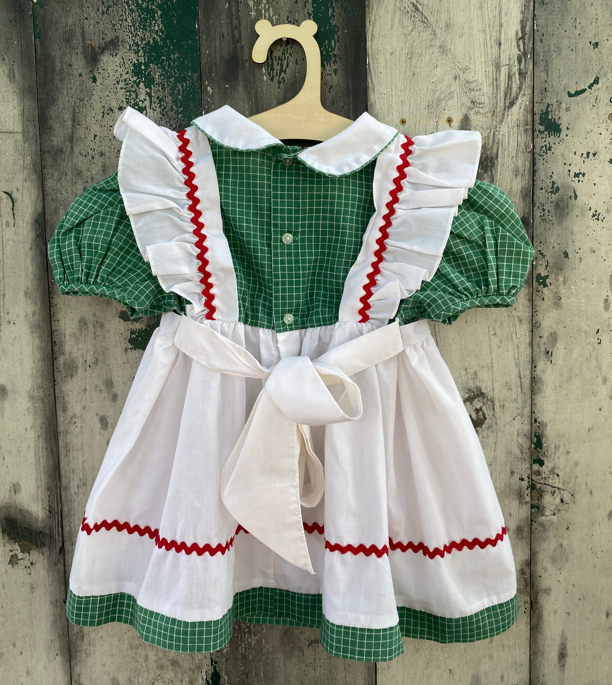 Apron Gingham Dress