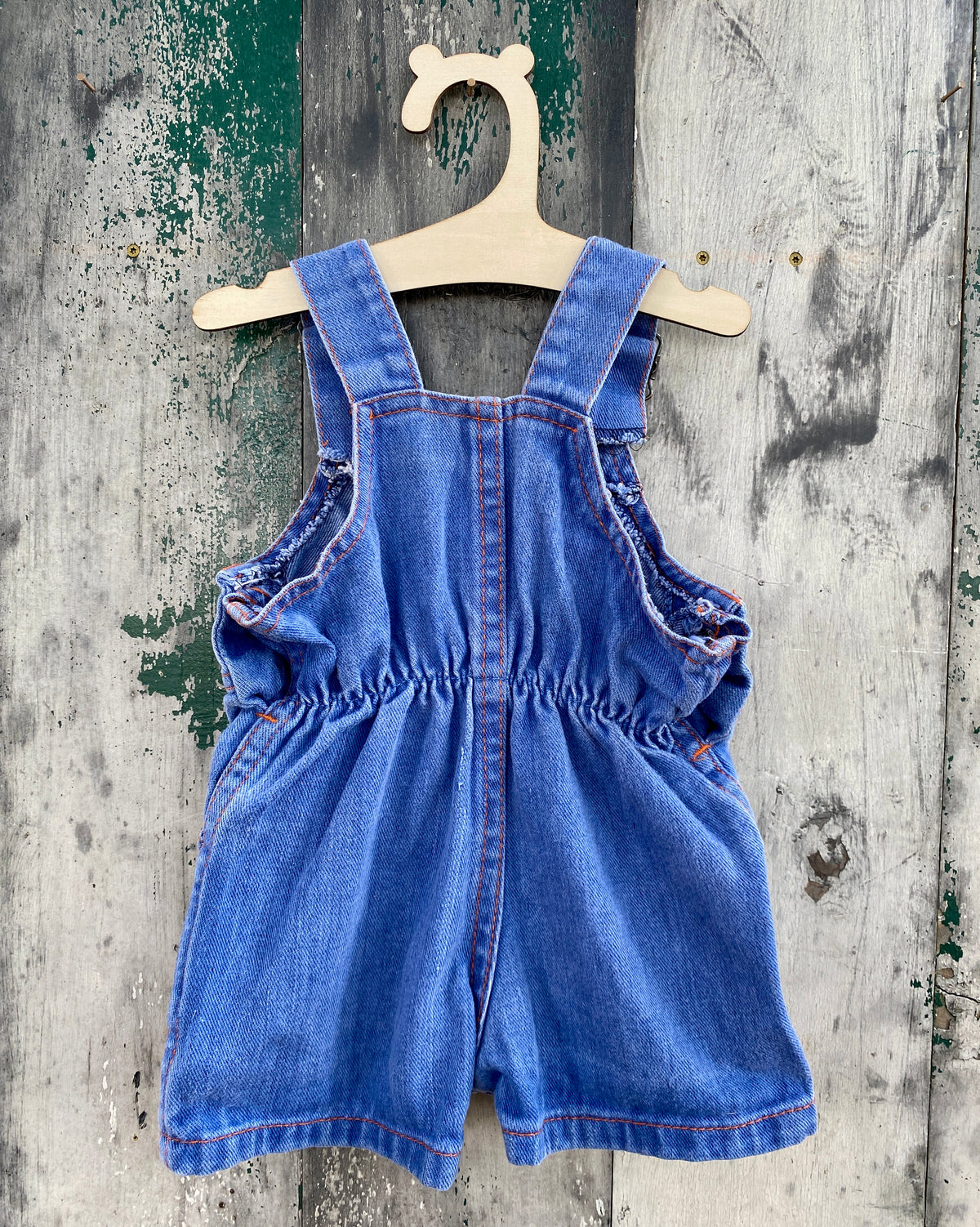 Denim Overall Shorts