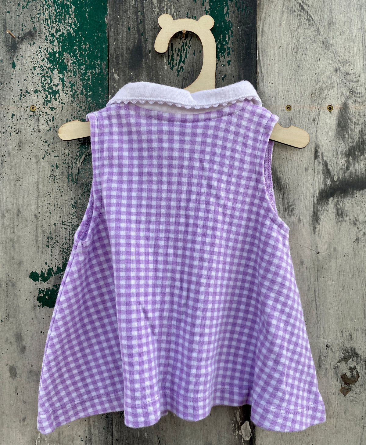 Lavender Gingham Dress