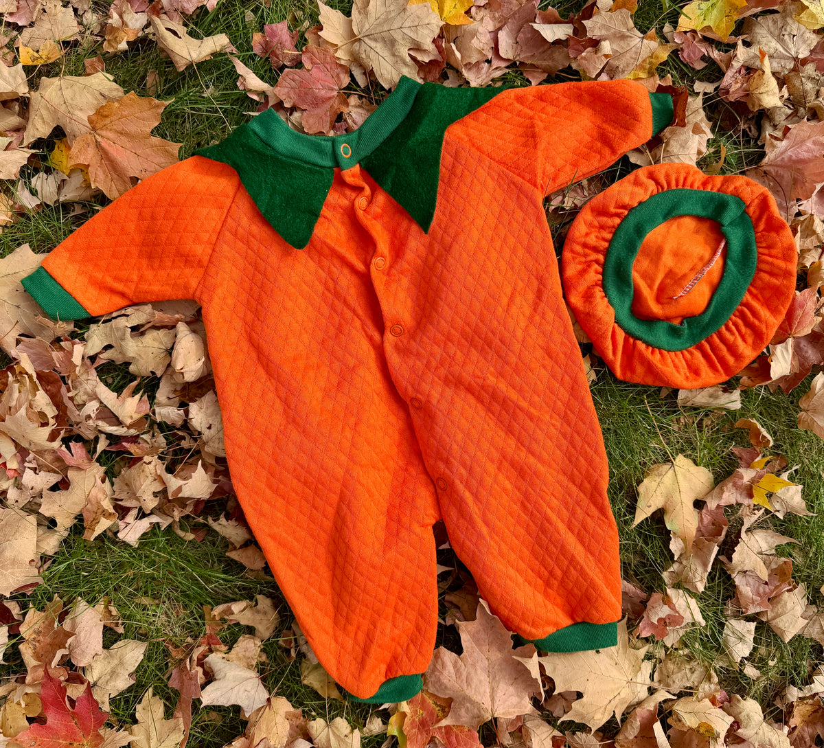 Pumpkin Costume with Hat