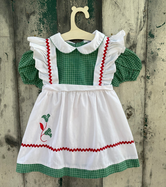 Apron Gingham Dress
