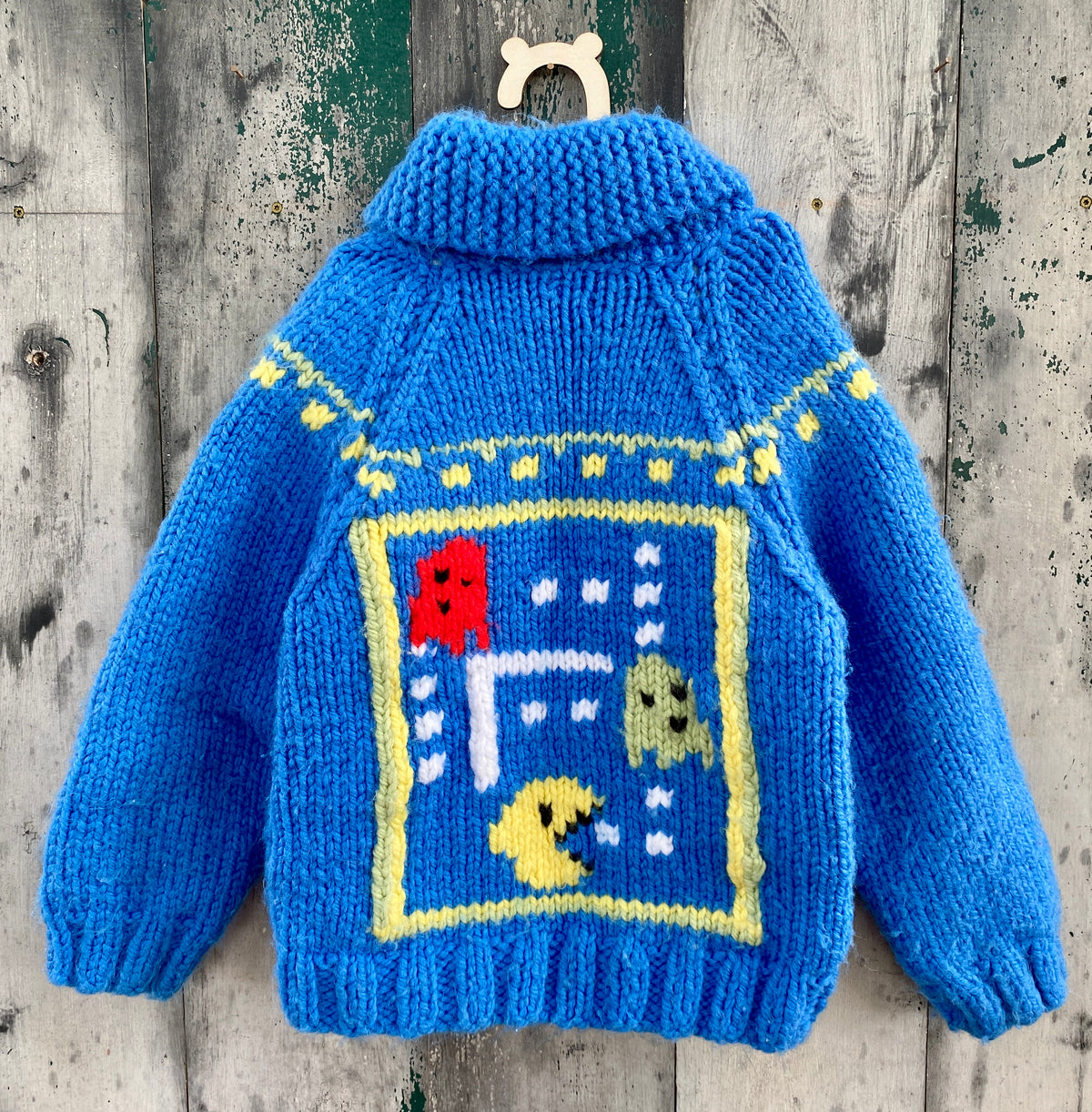 Knit Pac-Man Jacket