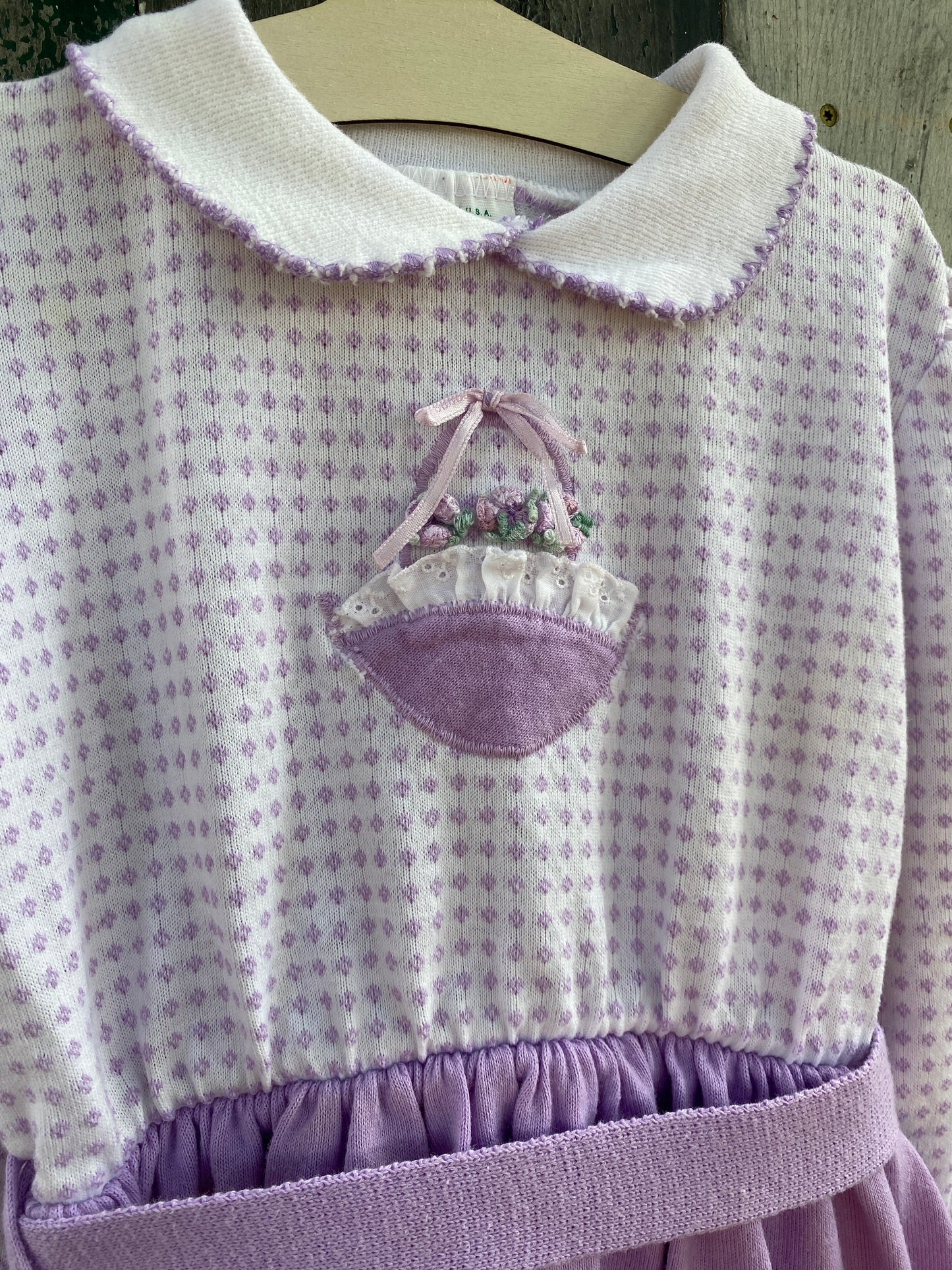 Purple Knit Dress