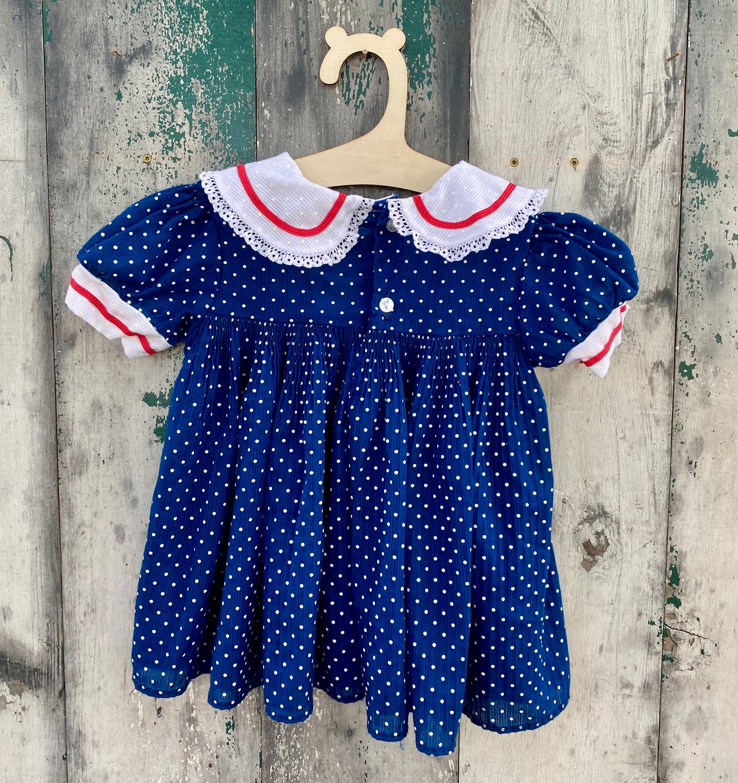 Polka Dot Pleated Dress
