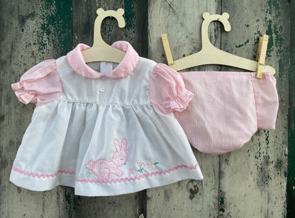 Bunny Gingham 2 Piece Set