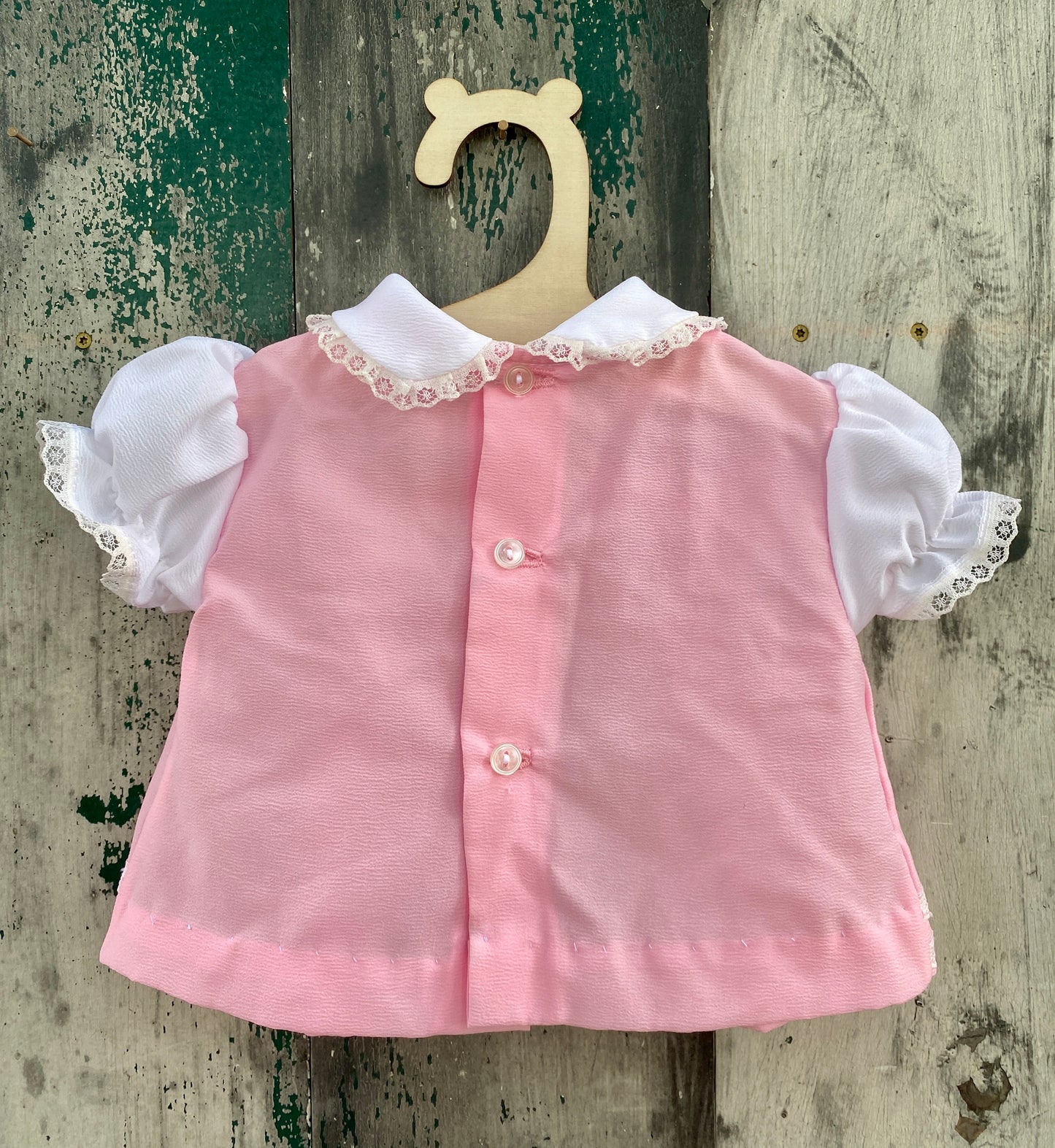 Baby Pink Smocked Dress