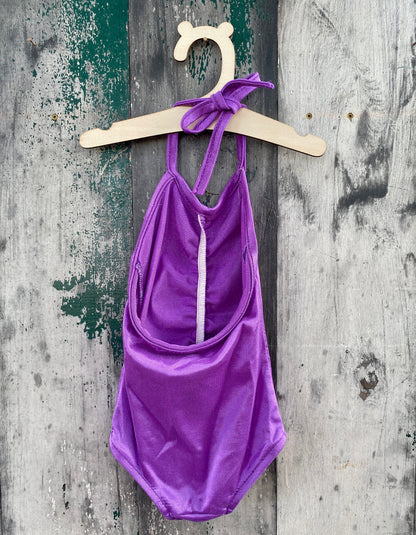 Purple Halter Swimsuit