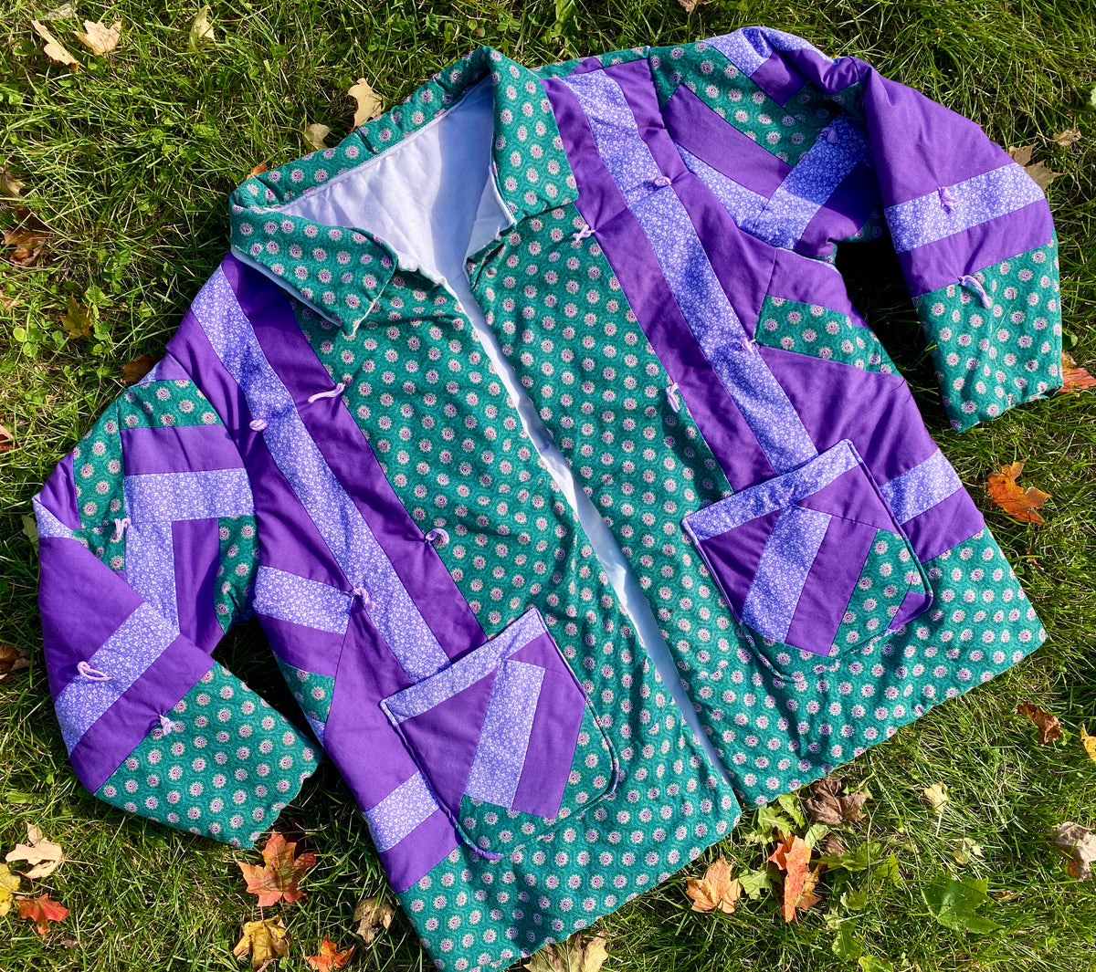 The Iris Quilt Coat Set