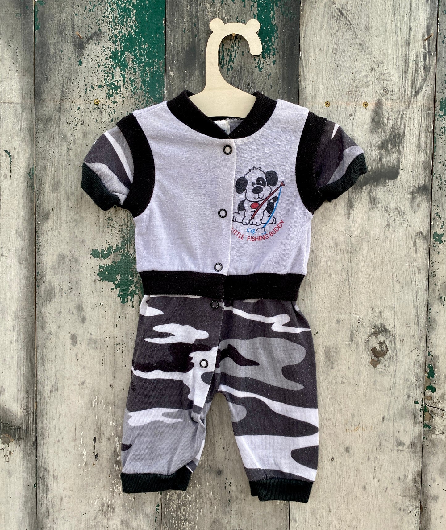 Little Fishing Buddy Romper