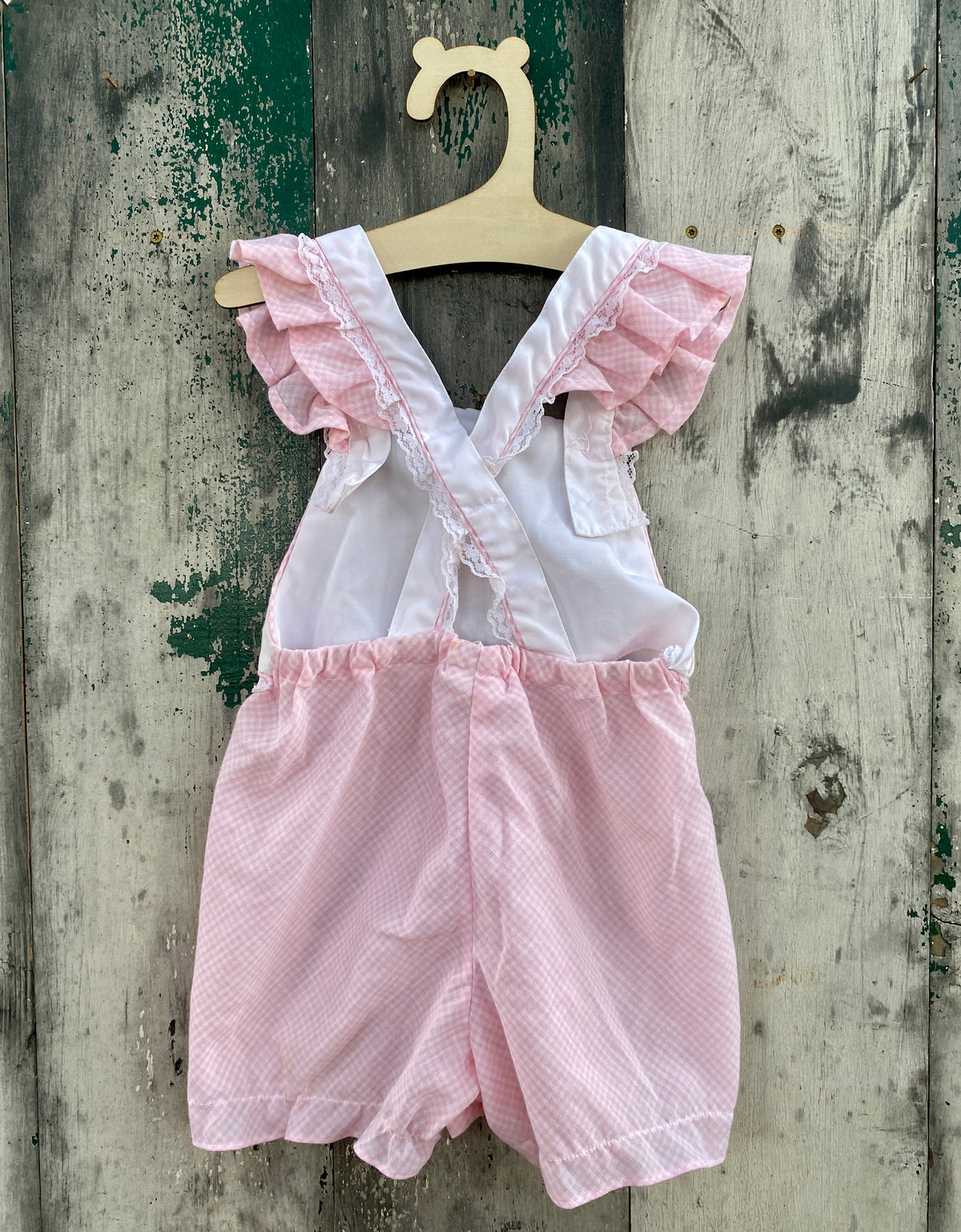 Gingham Heart Romper