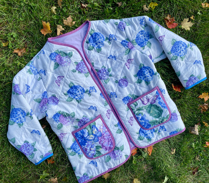 The Hydrangea Quilt Coat Set