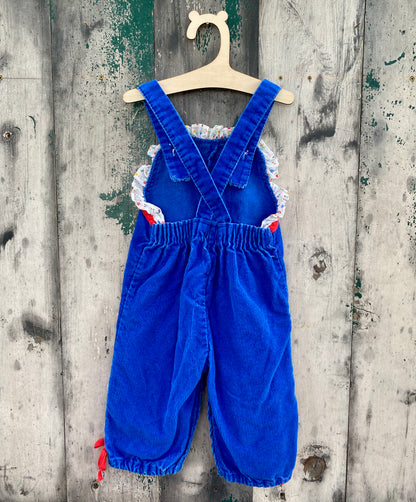Colorful Corduroy Overalls