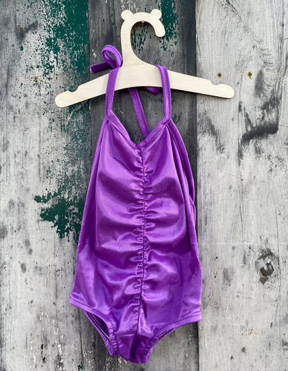 Purple Halter Swimsuit