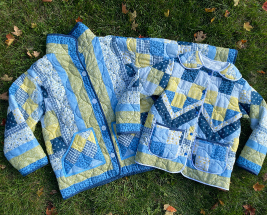 The Bluebell Quilt Coat Set