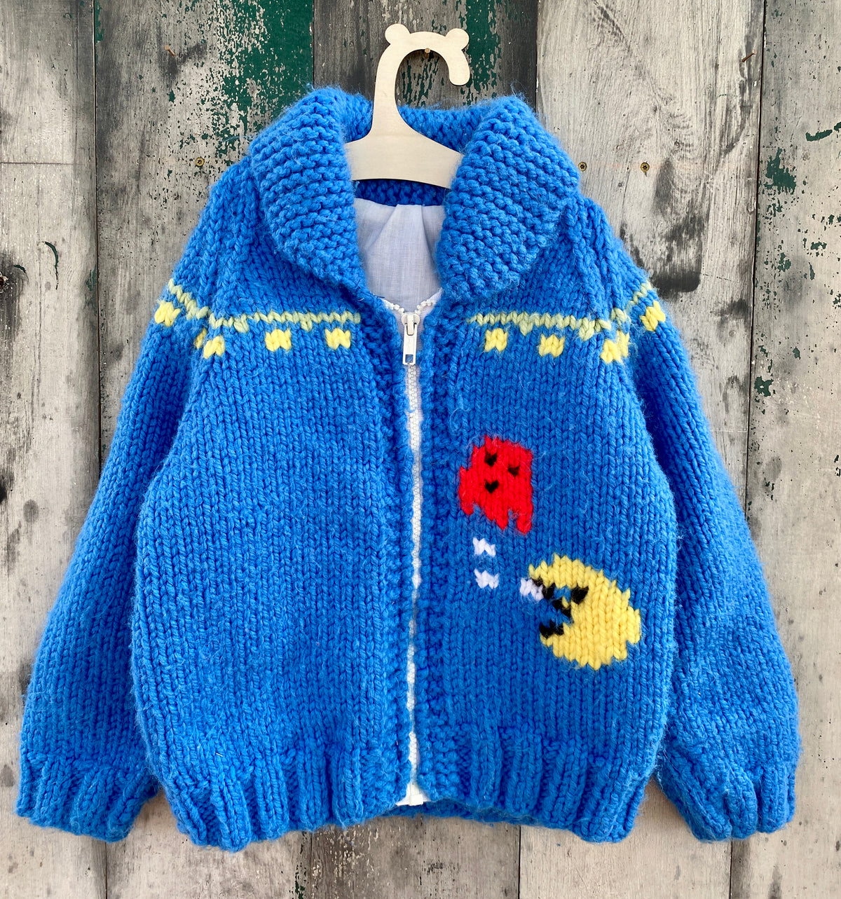 Knit Pac-Man Jacket