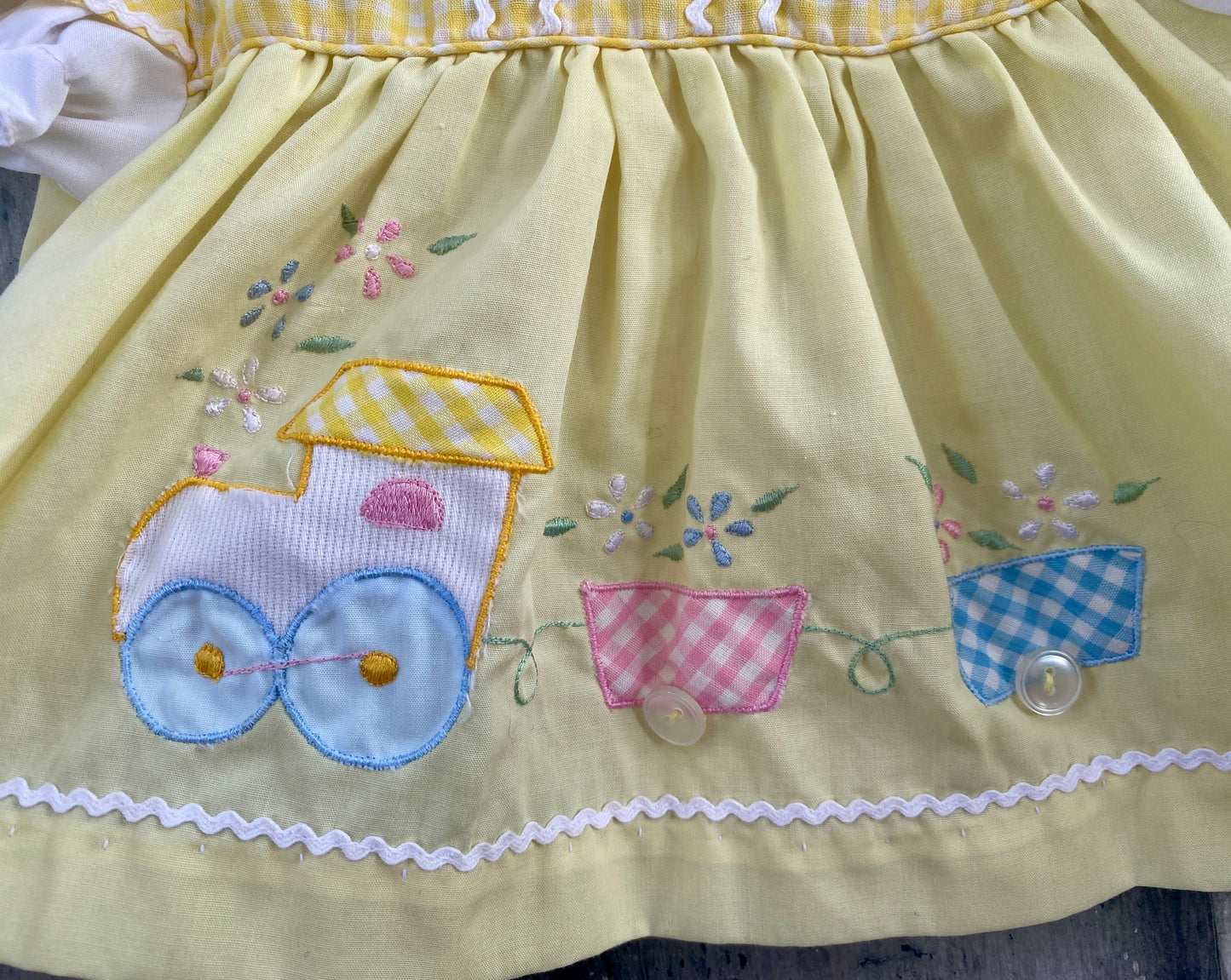 Train Dress and Bloomers Set