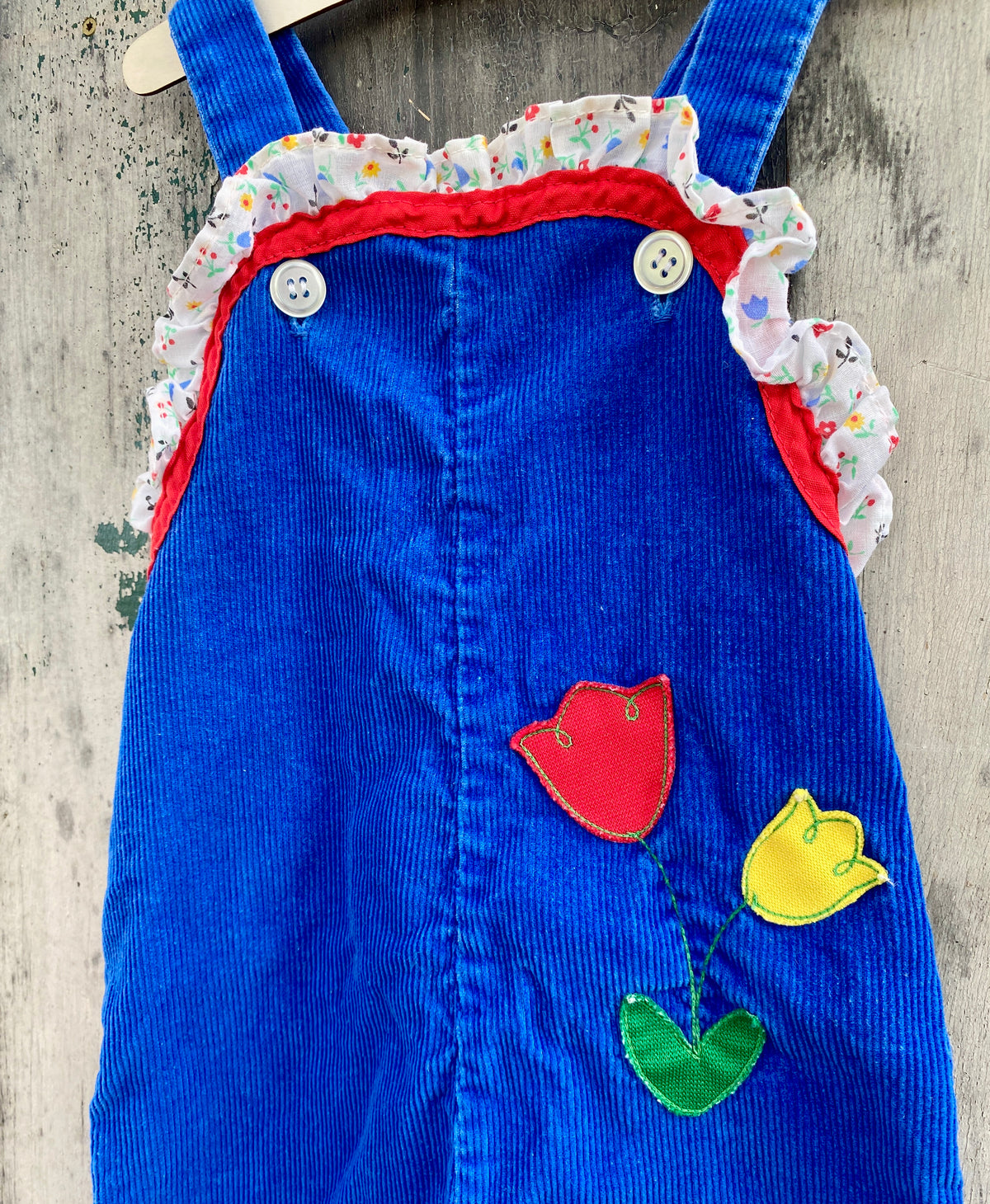 Colorful Corduroy Overalls