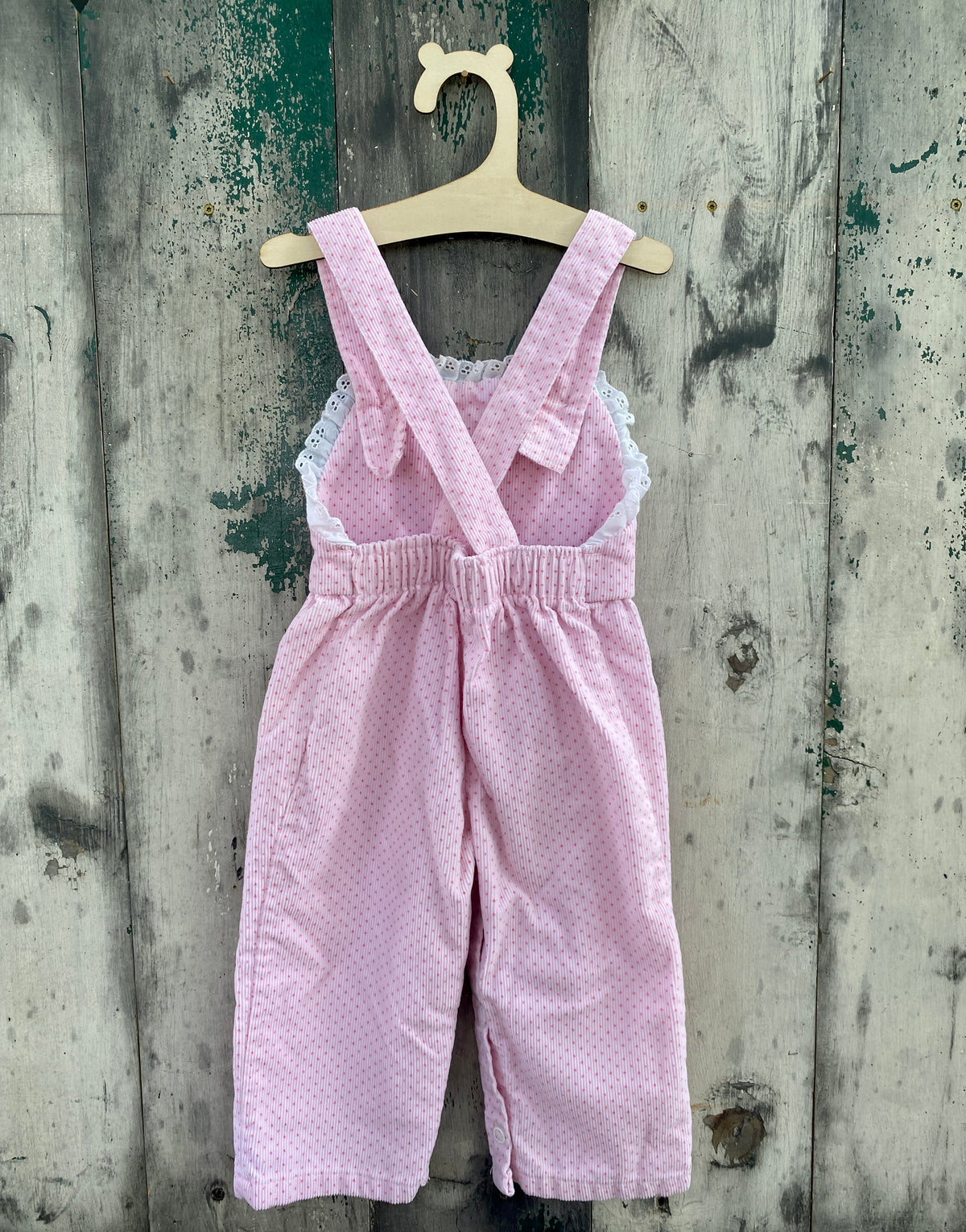 Bunny Polka Dot Overalls