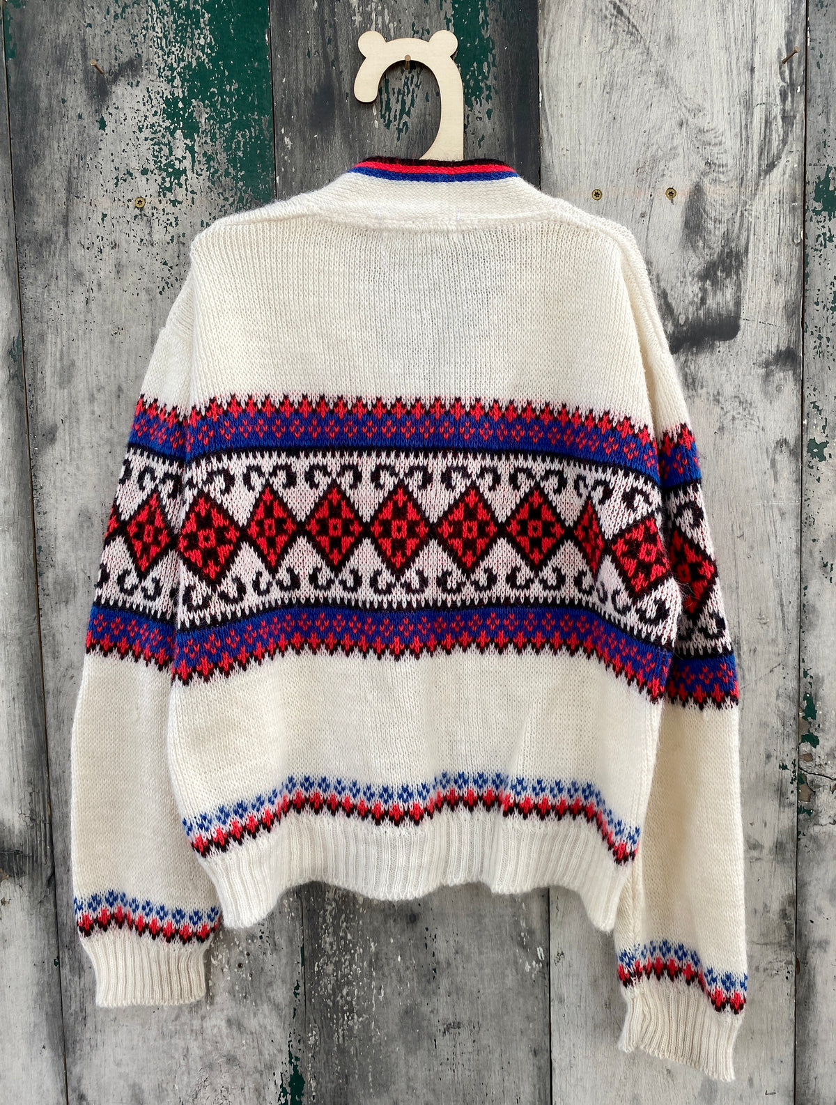 Geometric Knitted Cardigan