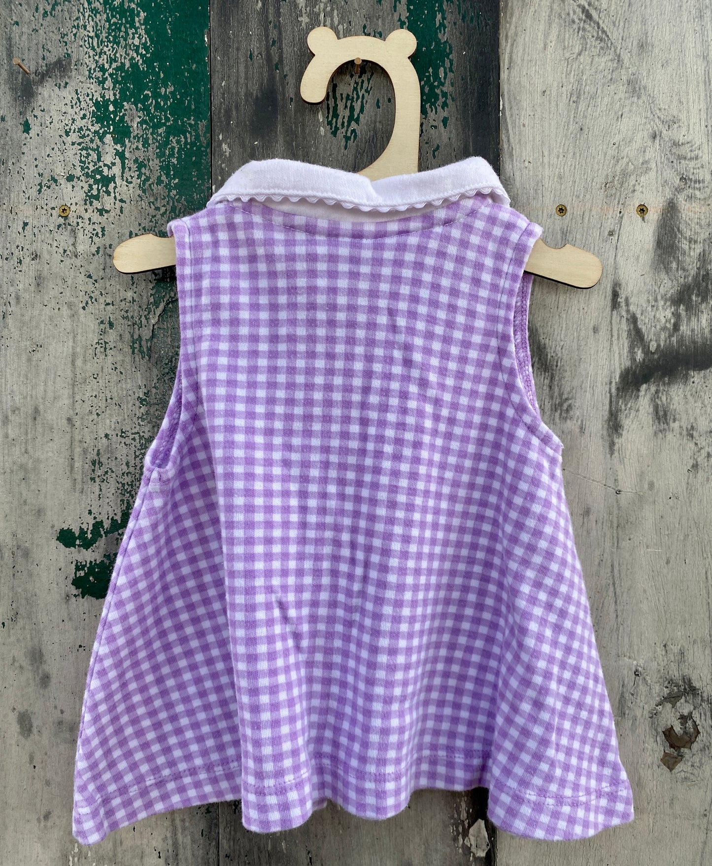Lavender Gingham Dress