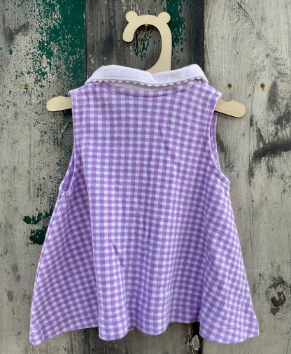 Lavender Gingham Dress