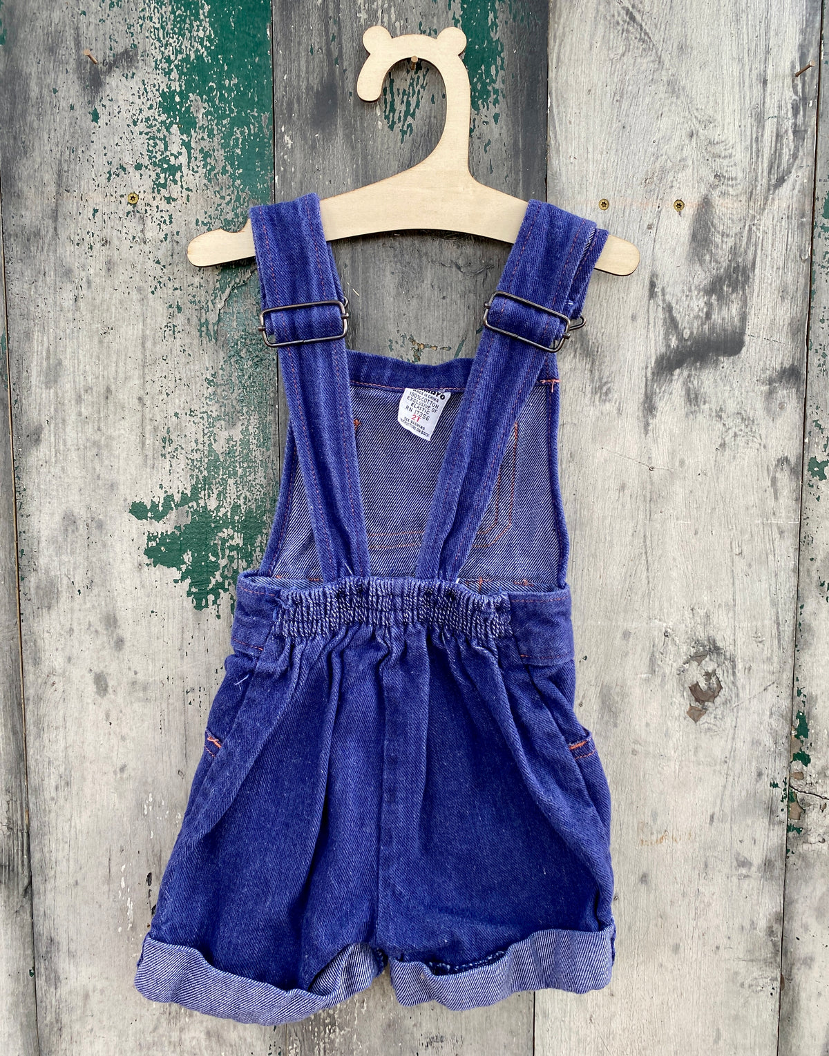 Dark Blue Overall Shorts