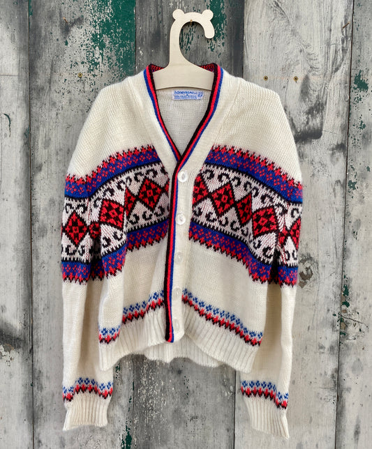 Geometric Knitted Cardigan