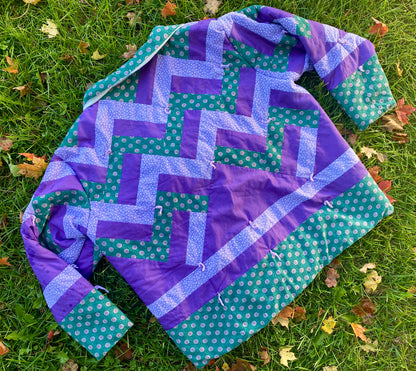 The Iris Quilt Coat Set