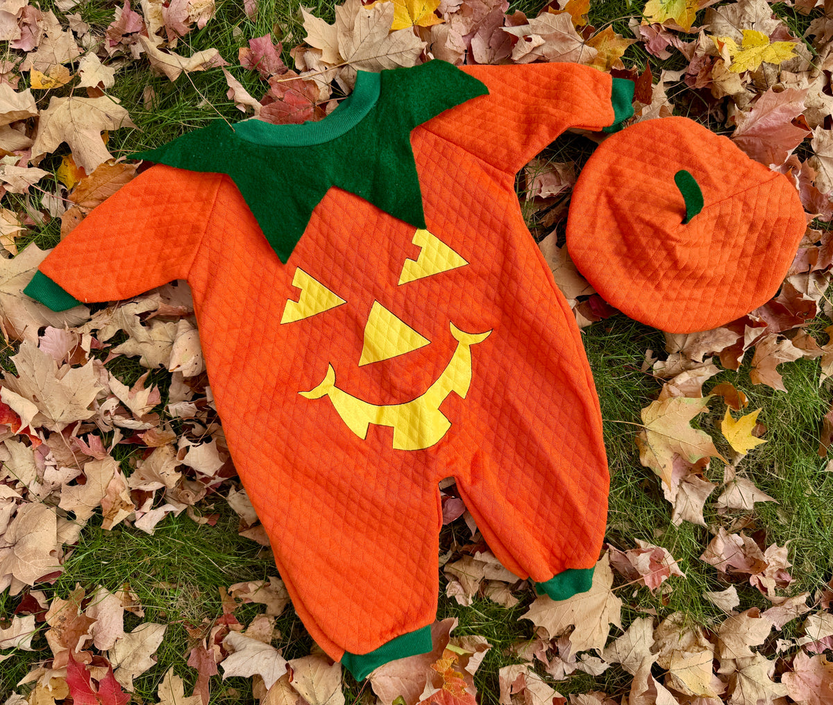 Pumpkin Costume with Hat